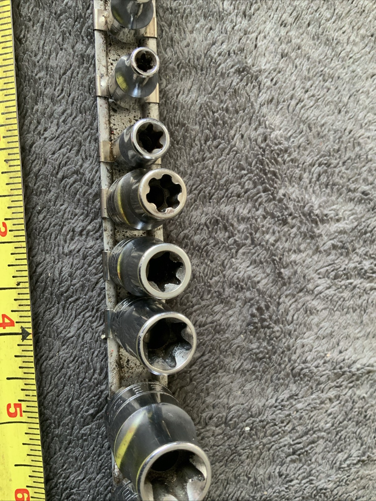 Snap On Inverted Torx Socket Set, 1 Is Different Style…..see Descrip