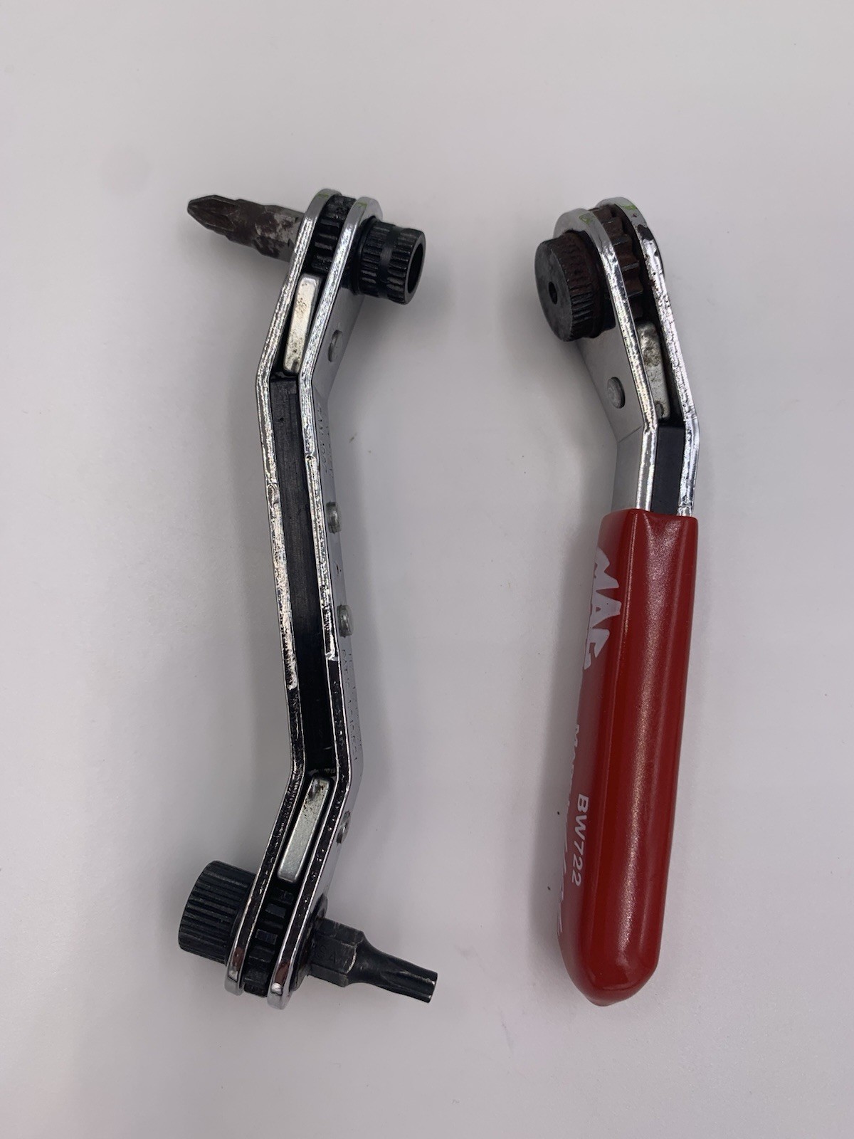 MAC Tools 2pc 1/4″ Mini Ratcheting Offset Bit Driver & Ignition Switch Ratchet