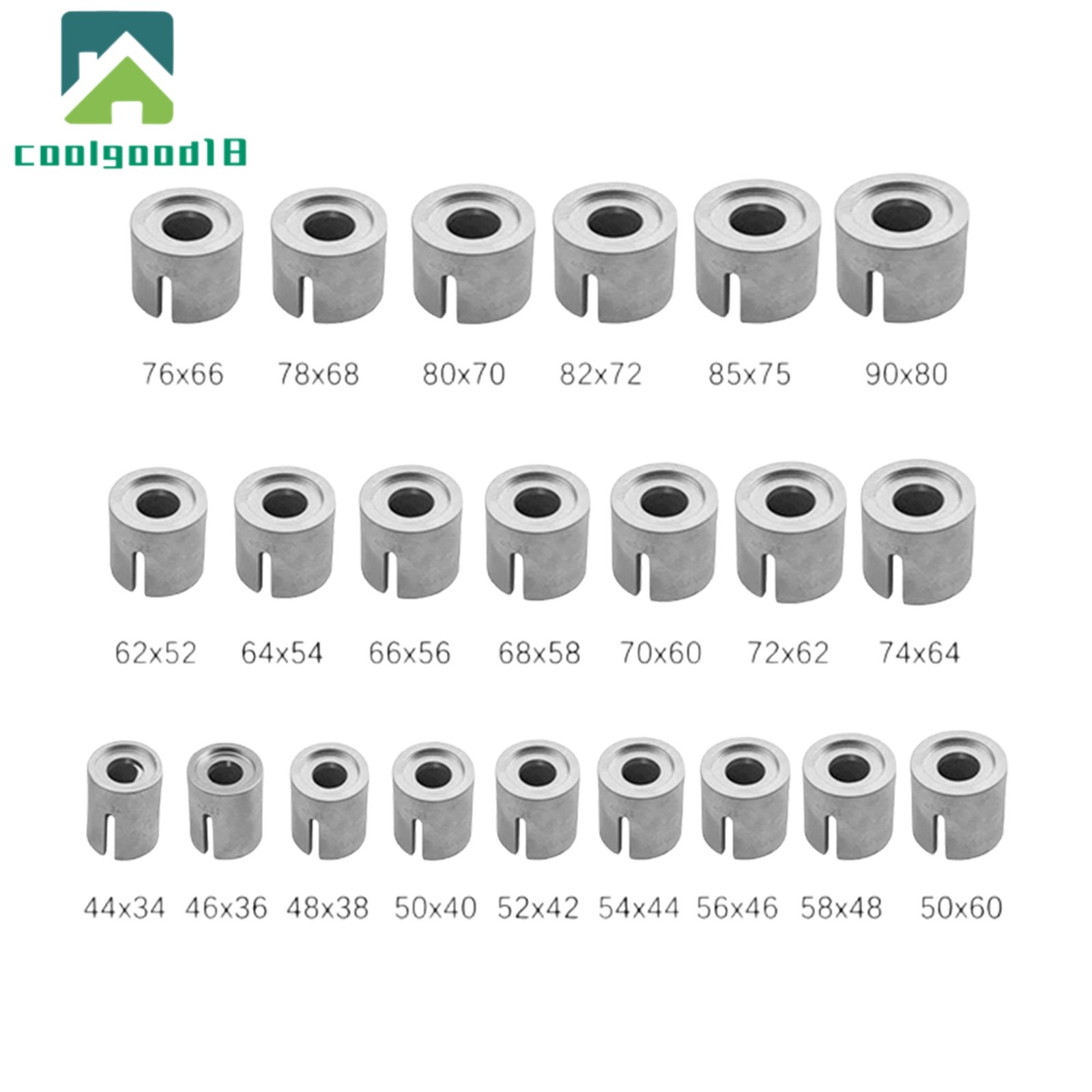 Universal Press and Pull Sleeve Kit Bush Bearing Removal Insertion Tool 27pcs
