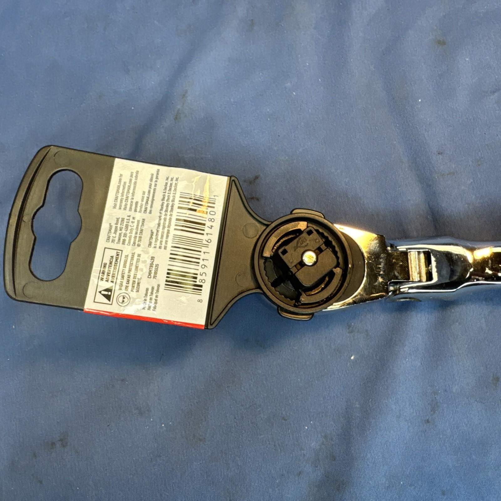 New CRAFTSMAN 12 inch 72-Tooth 3/8″ Drive Bent Flex Head Ratchet CMMT99439
