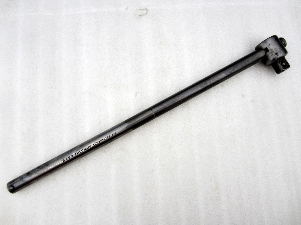1930’s Plomb Los Angeles 1/2″ Drive Sliding T Handle Breaker Bar 5485 USA