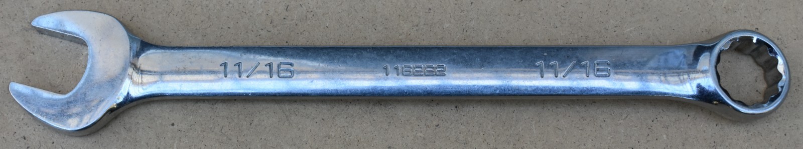 GM PERFORMANCE PARTS 116222, 11/16″ SAE, 12-POINT, OPEN/BOX END COMBO WRENCH