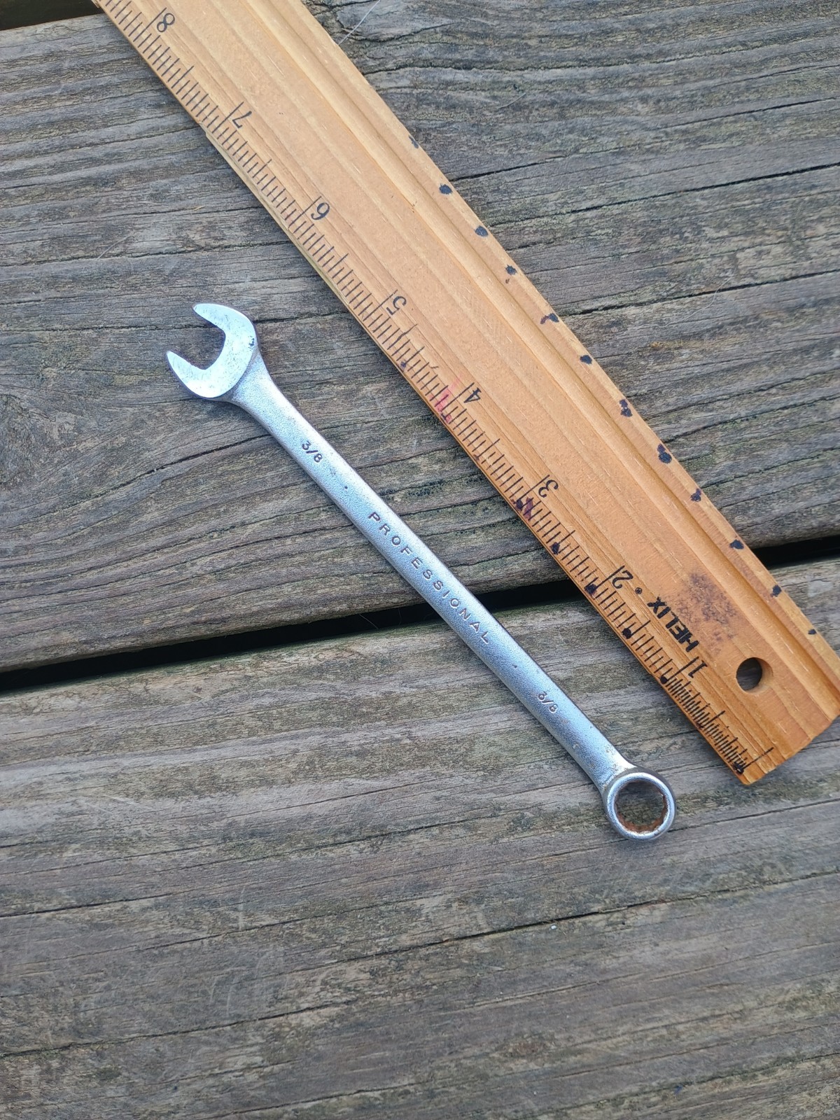 Proto Professional 3/8” Combination Wrench 12 Point 1212 Made In USA
