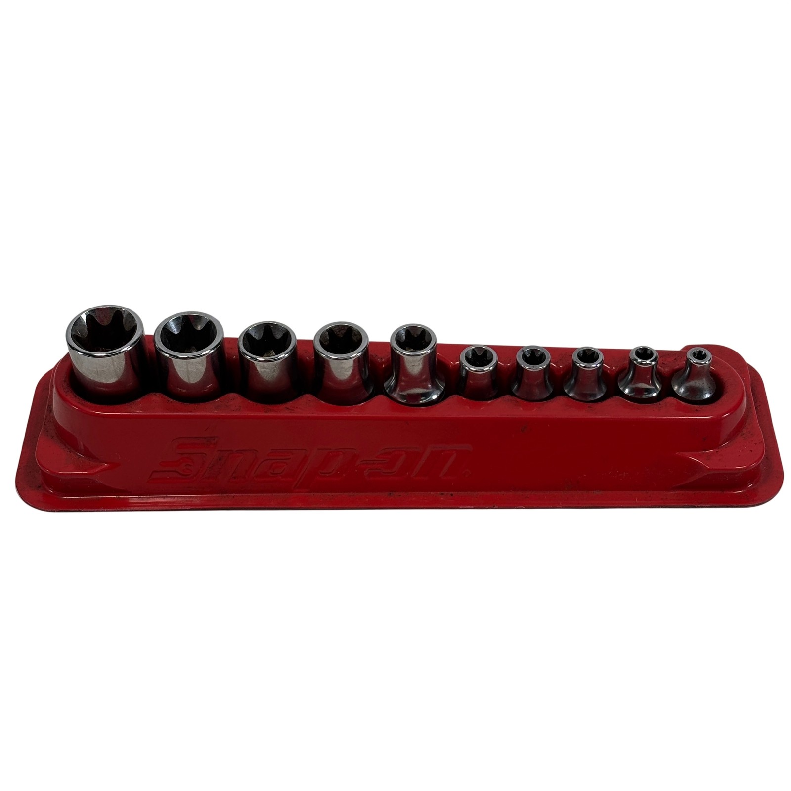 Snap-on 10-Piece Combination 3/8″ / 1/4″ Drive Shallow Socket Set FLE180A