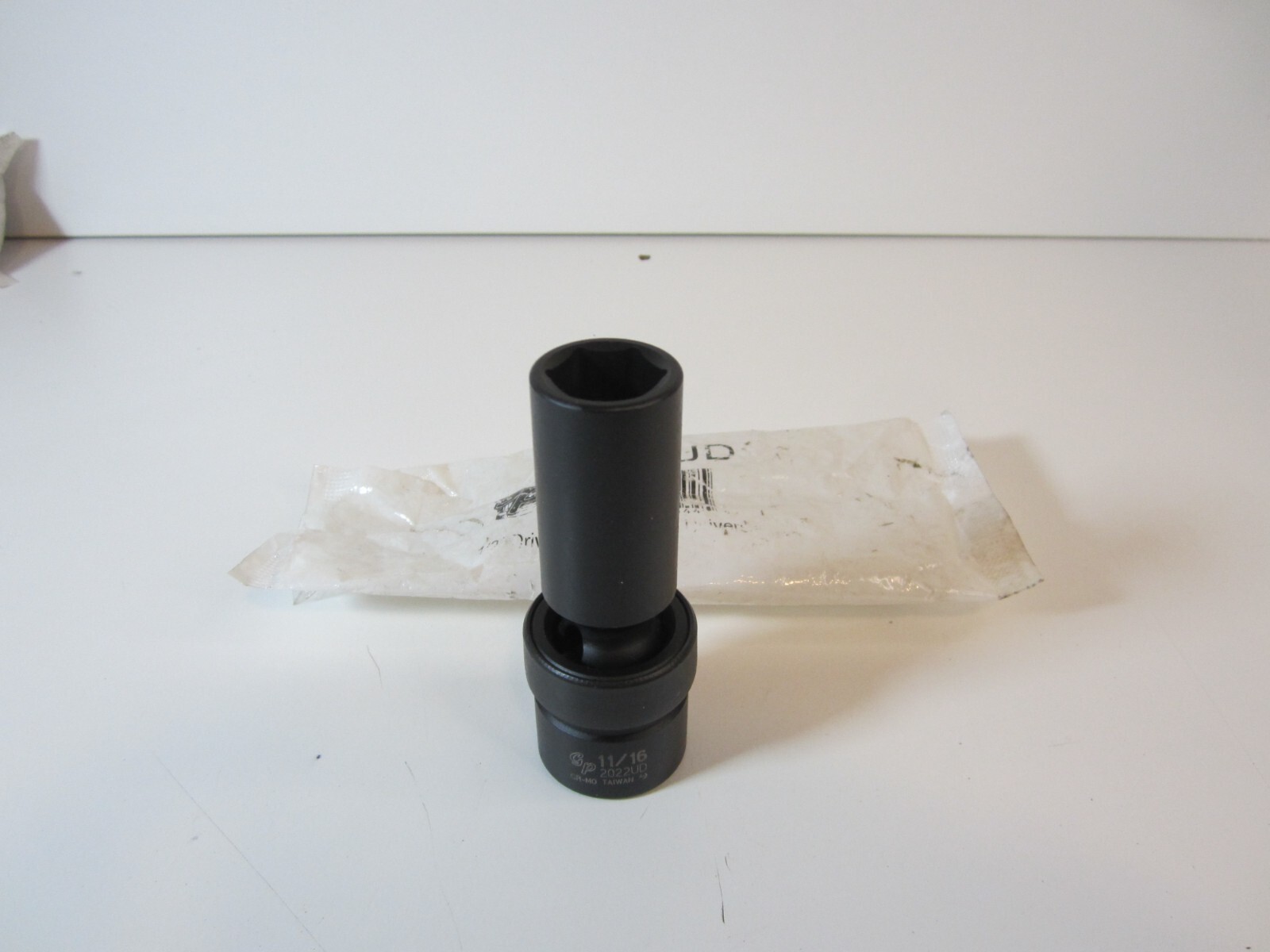 GP 2022UD 11/16″ 1/2″dr. 6pt. Universal Deep Socket Grey Pneumatic NEW