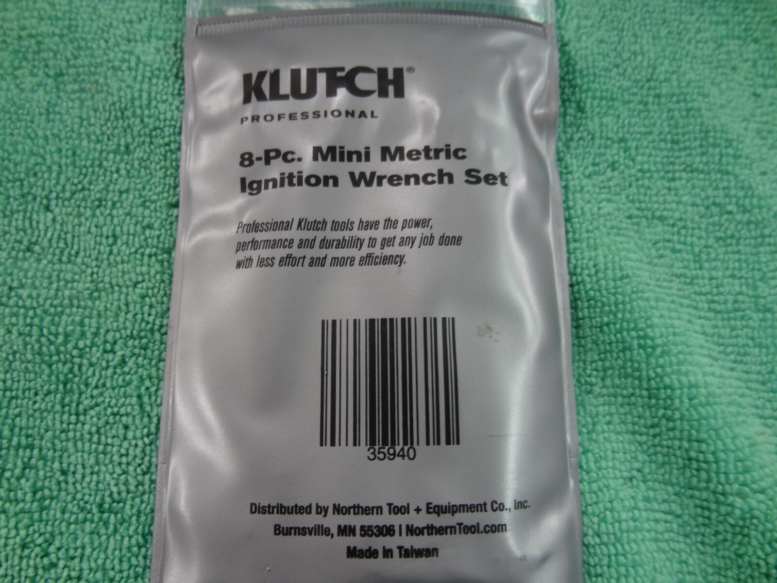 NEW Klutch 8-Pc. Mini Metric Ignition Wrench Set Small Mini Set -35940