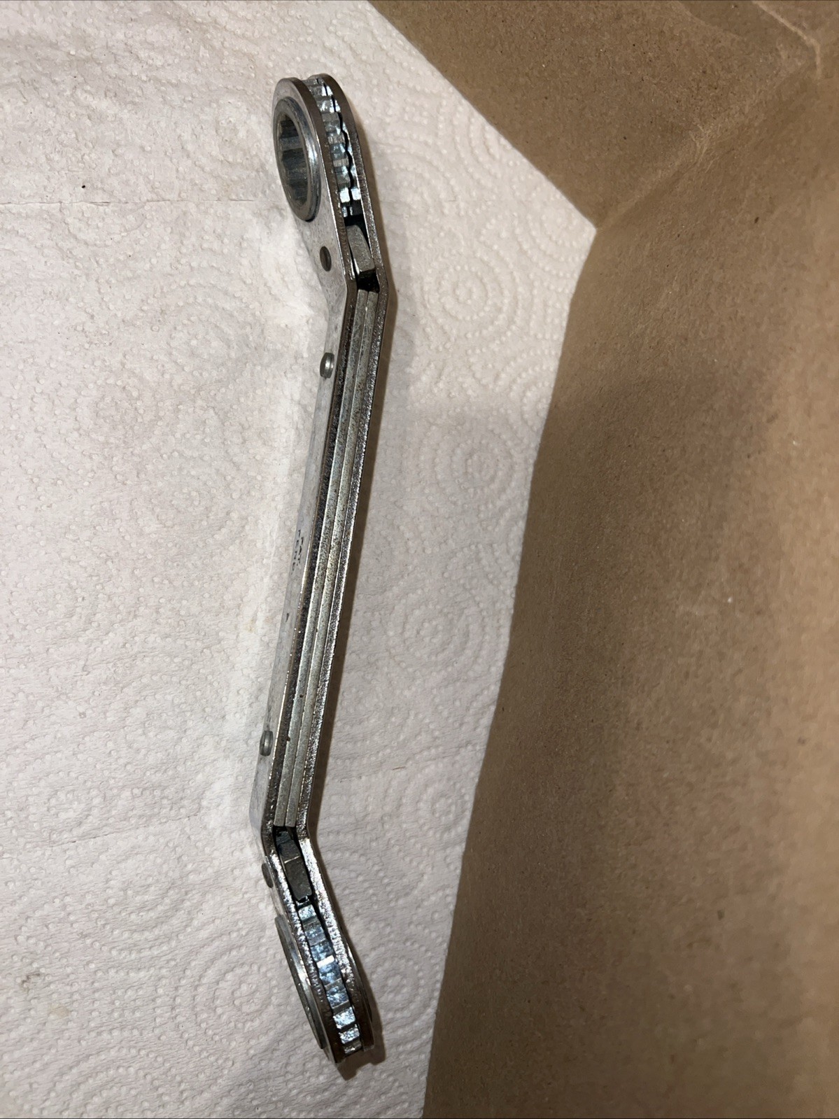 NOS Vintage Vulcan RBO-2226DH 12 Point Ratcheting Wrench 11/16-13/16 Made in USA