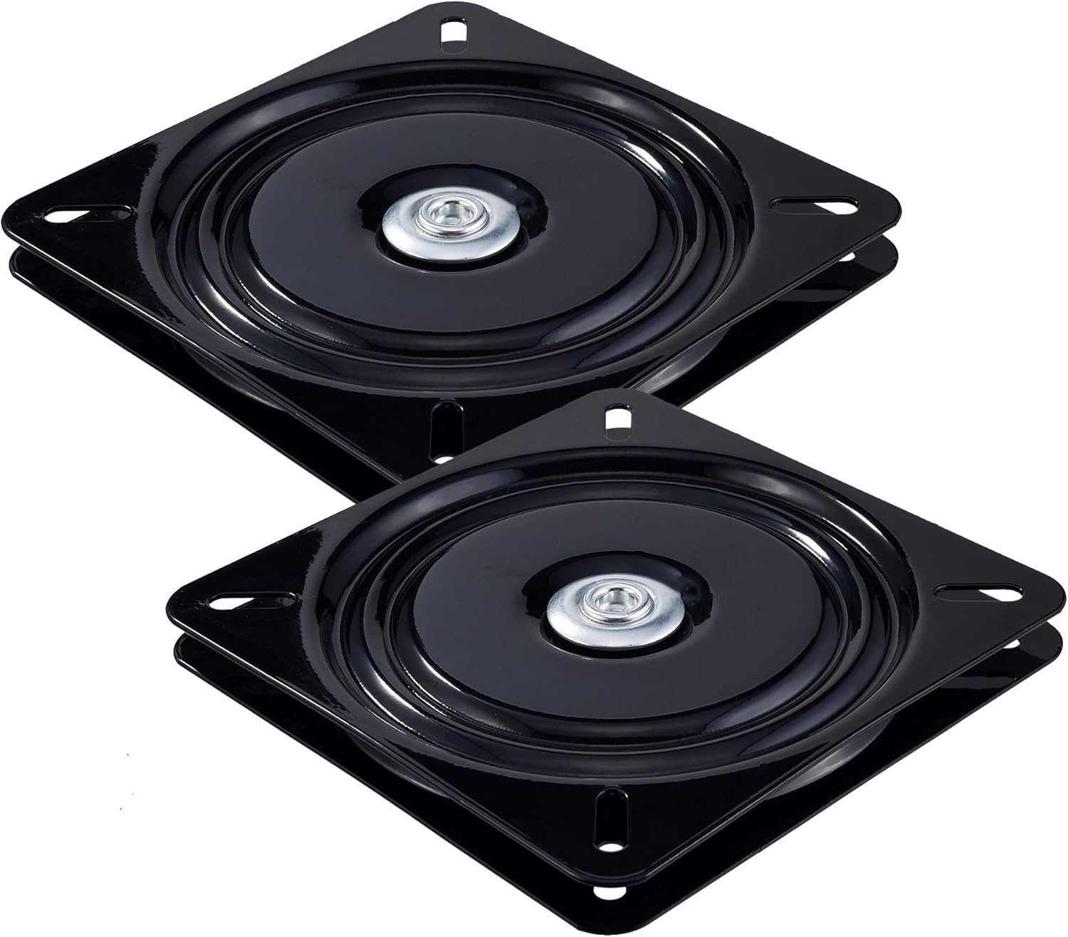 2Pcs 6″ 360-Degree Boat Seat Swivel Flat Boat Pedestal Base Heavy Duty Marine