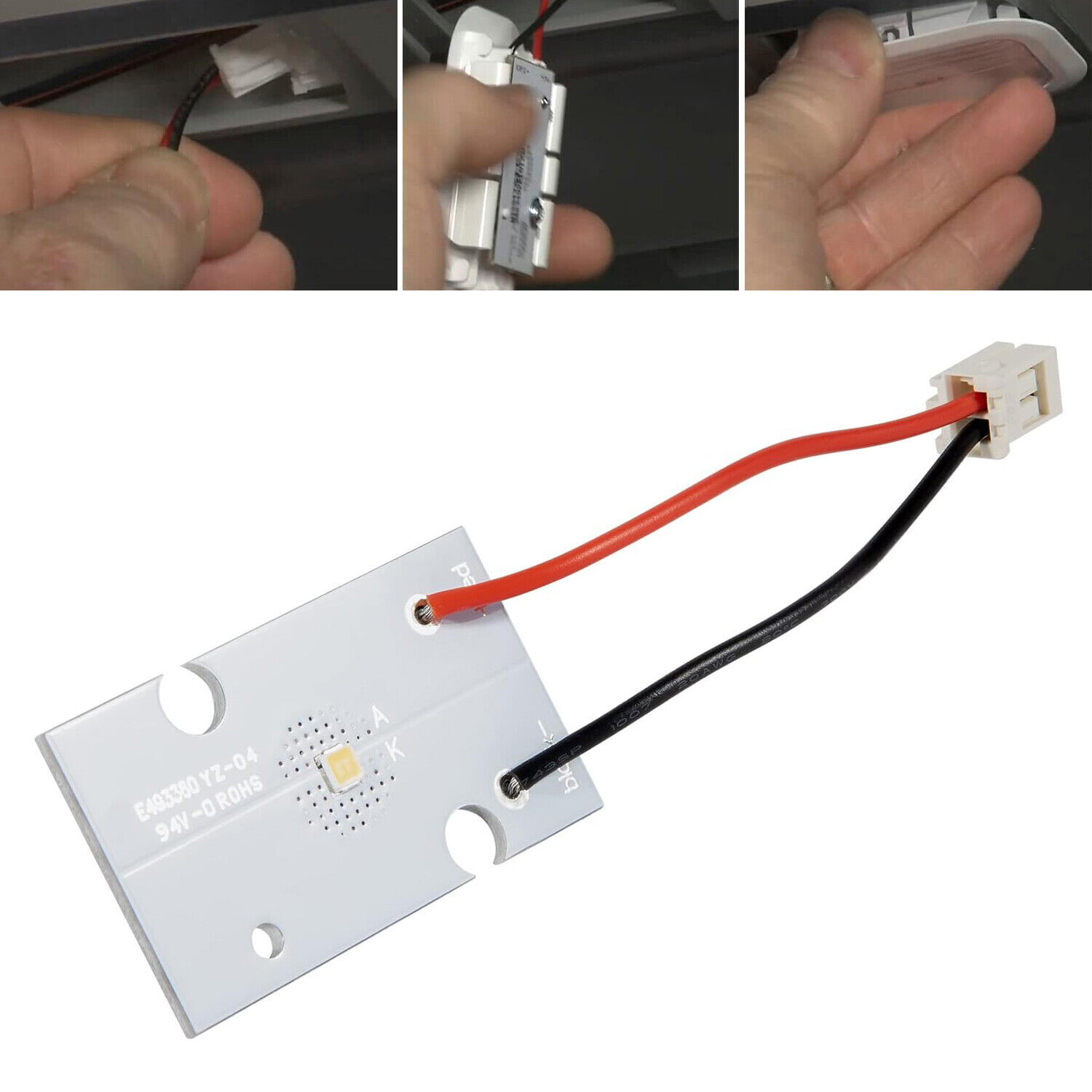 W10843353 Refrigerator LED Light Board Module for KitchenAid,Kenmore & Whirlpool