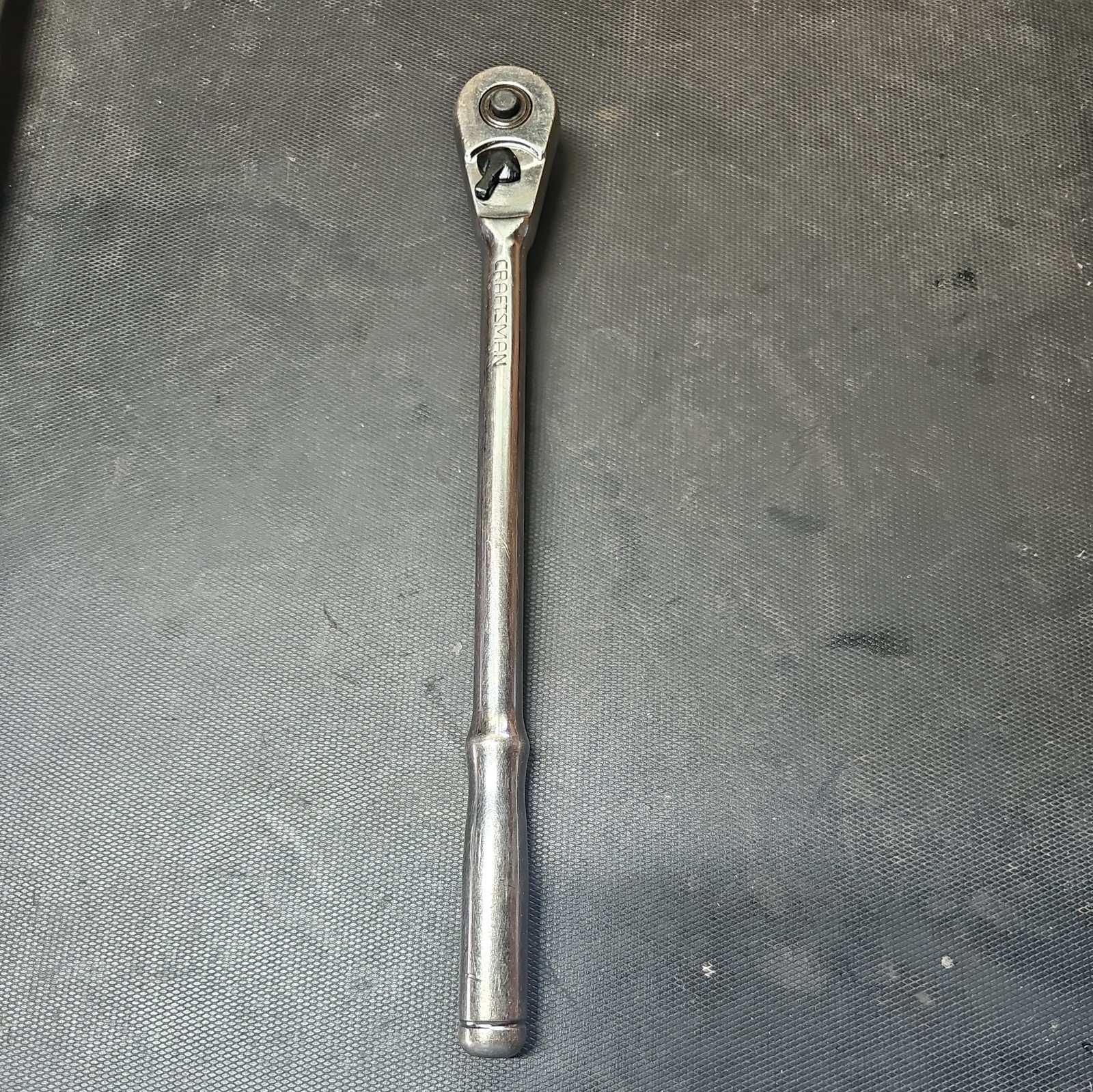 Vintage Craftsman Polished KAA 44833 3/8″ Long Handle Ratchet Made in USA