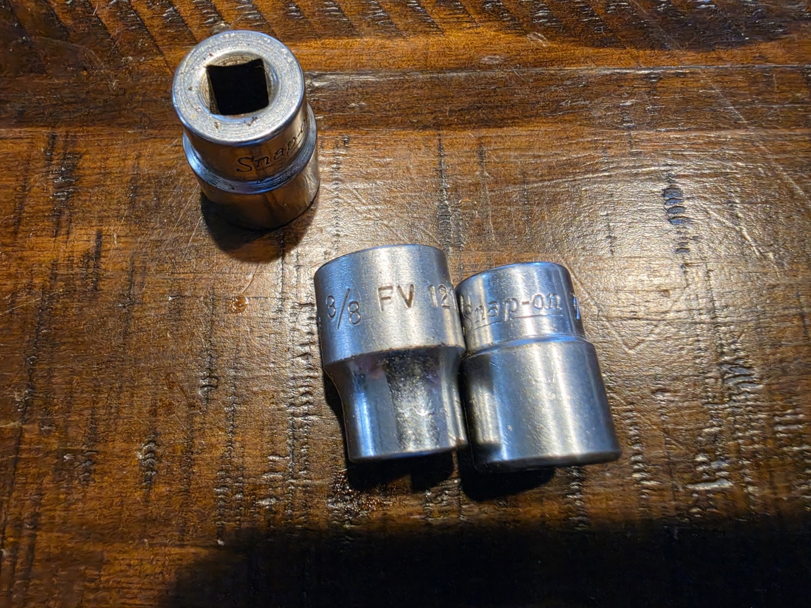 Snap On Socket Set 7/16, 3/8, And 1/2 Chrome Made In USA!