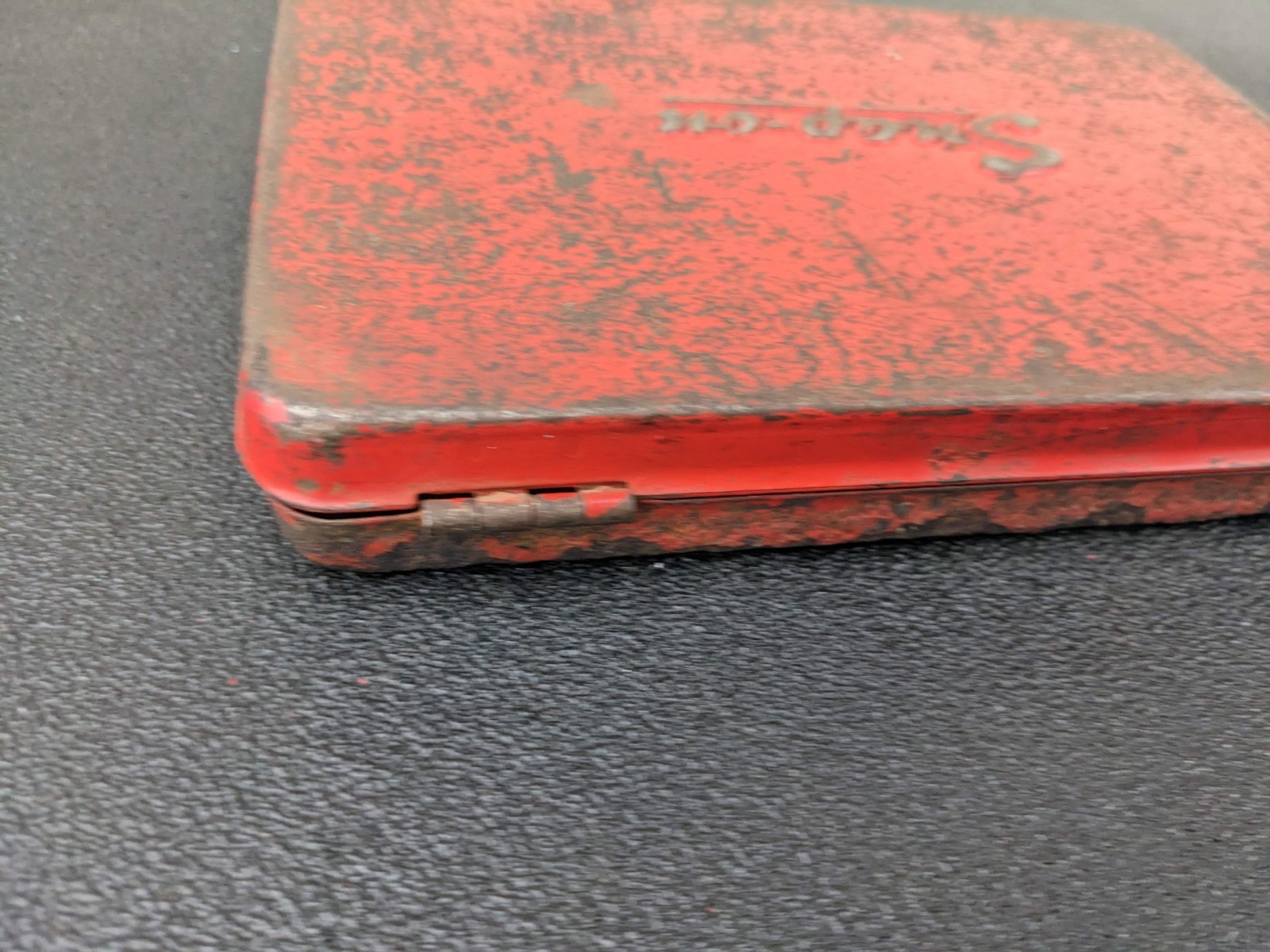 #bp277 Snap On KRA-275 Tool Box Red Metal Case for 1/4″ Drive Socket Set