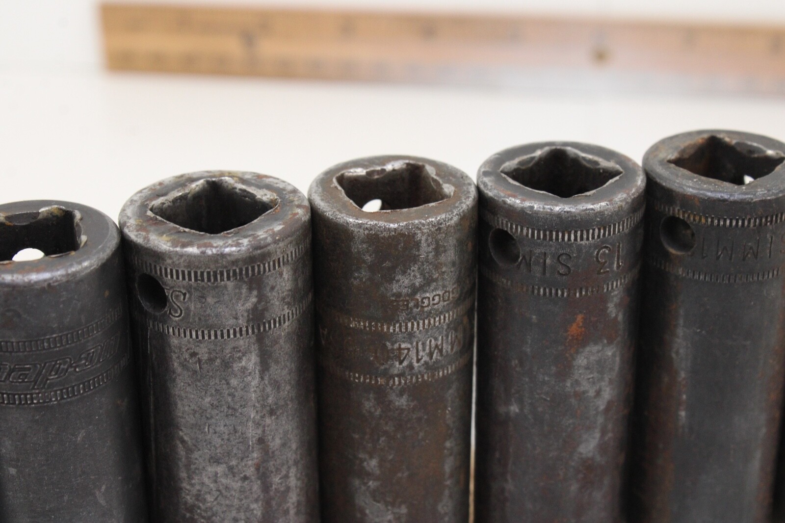Snap On SIMM100-SIMM170 10-17mm 8 Piece 1/2″ Drive 6 Pt Deep Impact Socket SetUS