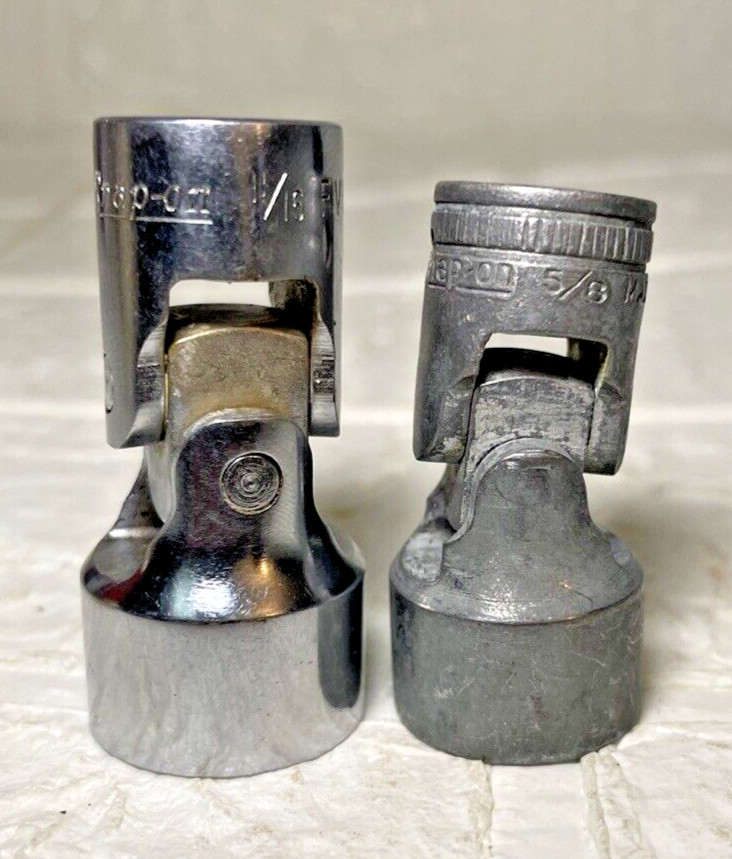 LOT OF 2 SNAP ON 3/8″» SWIVEL SOCKETS 11/16 FVU 22, & 5/8” F20