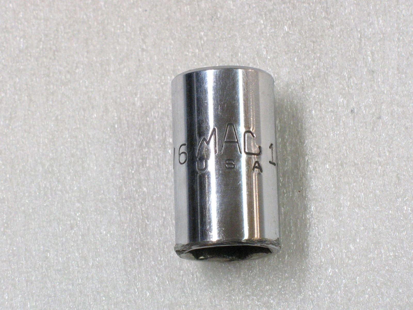 MAC Tools V6 16MM 6-Point 1/2″ Drive Shallow Chrome Socket