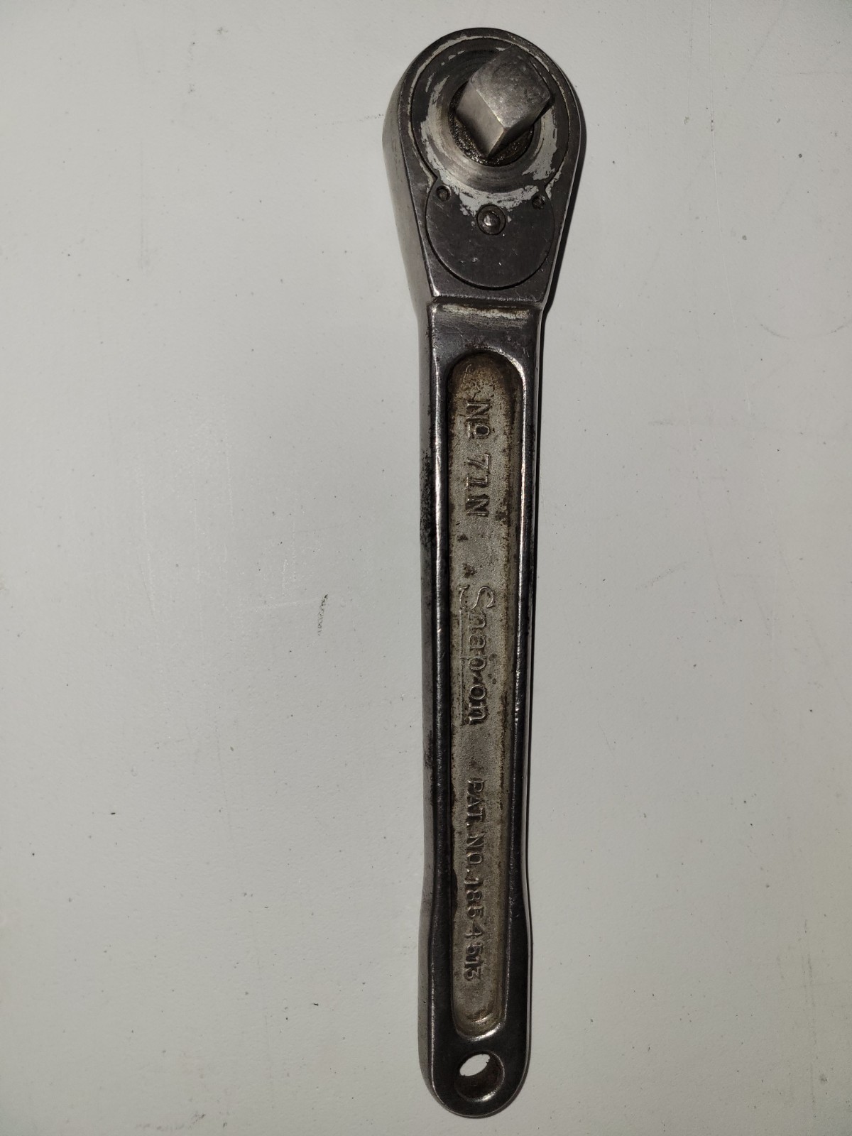 1945 Rare «Snap On No.7 1N Ratchet 1/2” Drive» ISSUE «G» GOVERNMENT