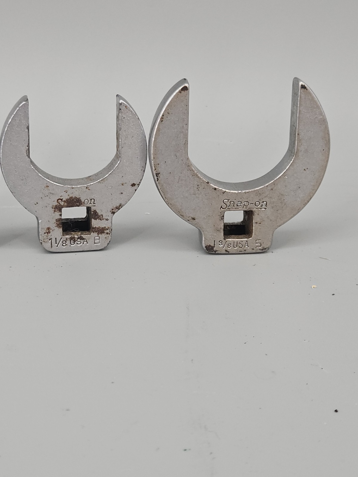 Snap-on Crowfoot Wrench Set Of 6 Tools USA Vtg Mechanic