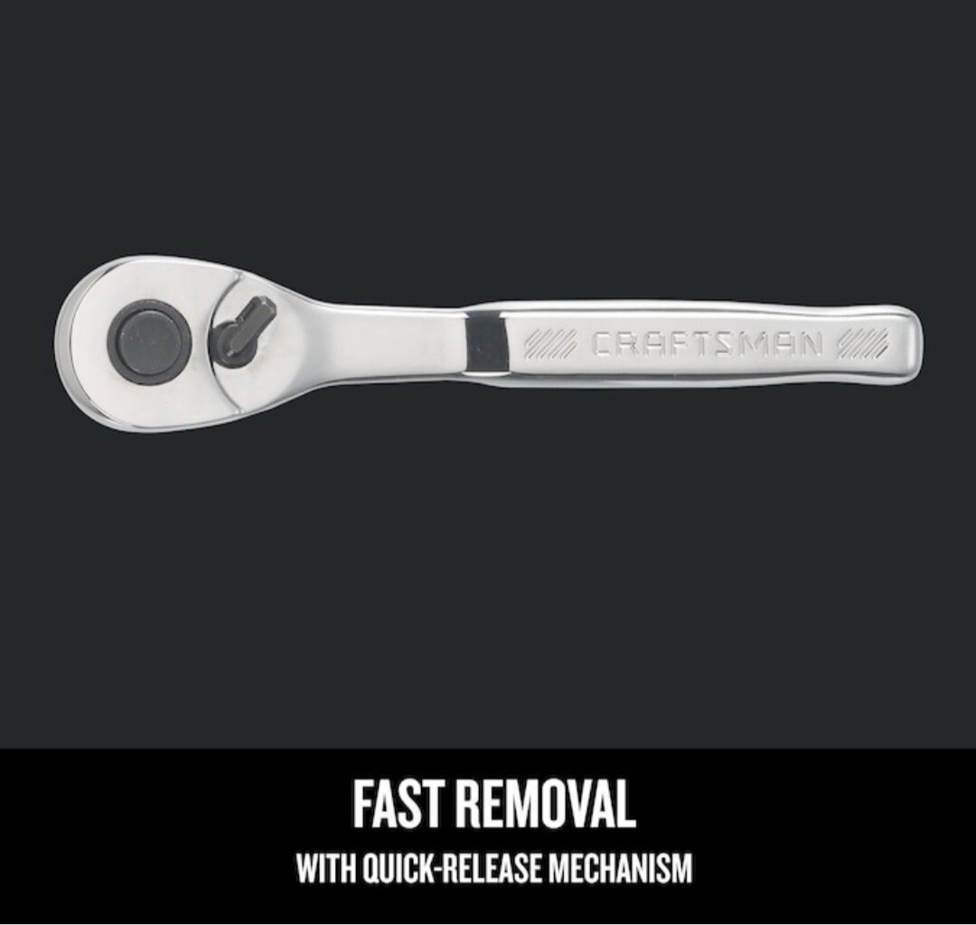Craftsman 1/2″ Drive 72 Tooth Bi-Material Handle Ratchet CMMT99432 ($52 MSRP)