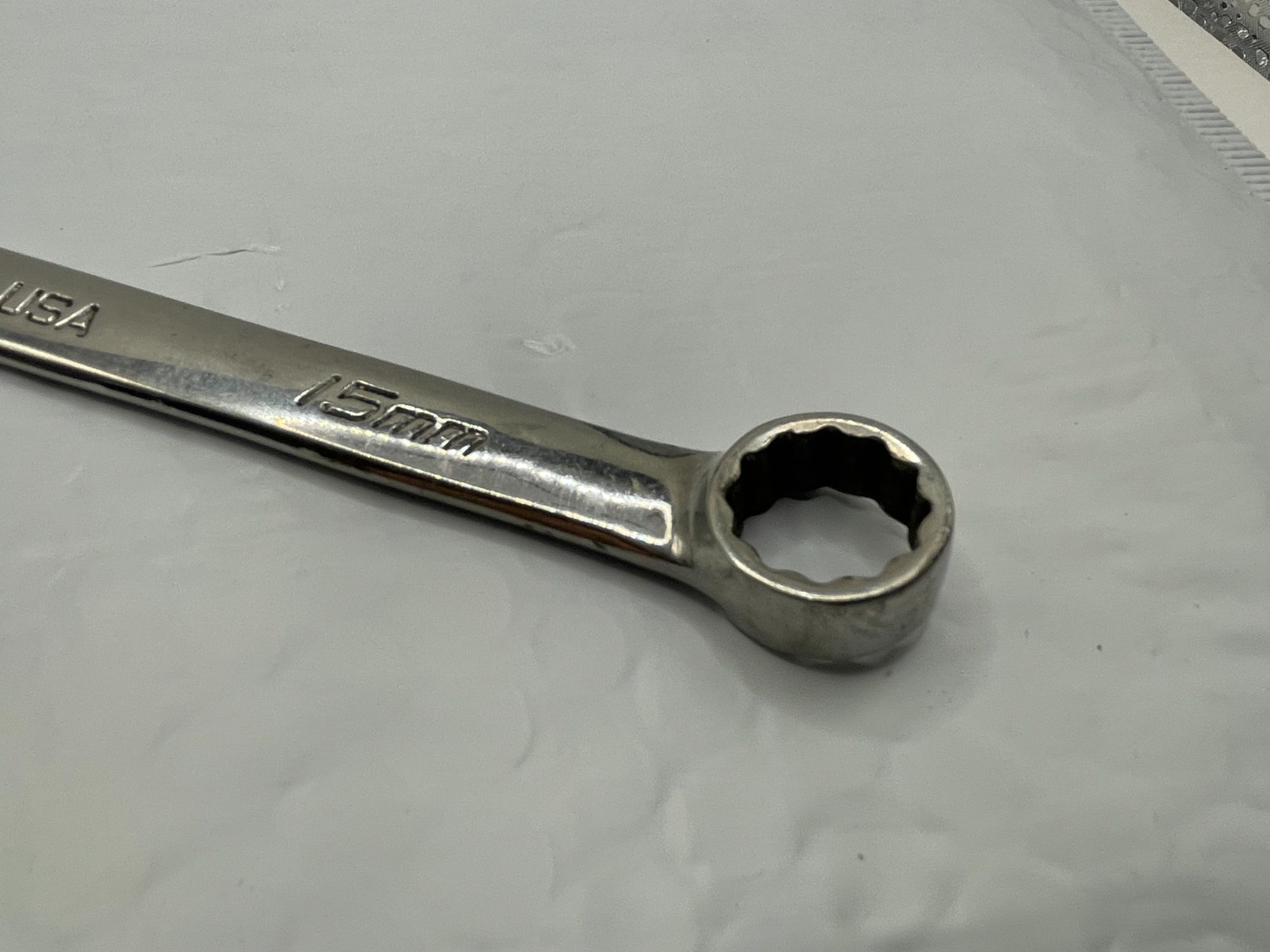 Snap On 15mm 12pt Flank Drive Plus Metric Wrench SOEXM15