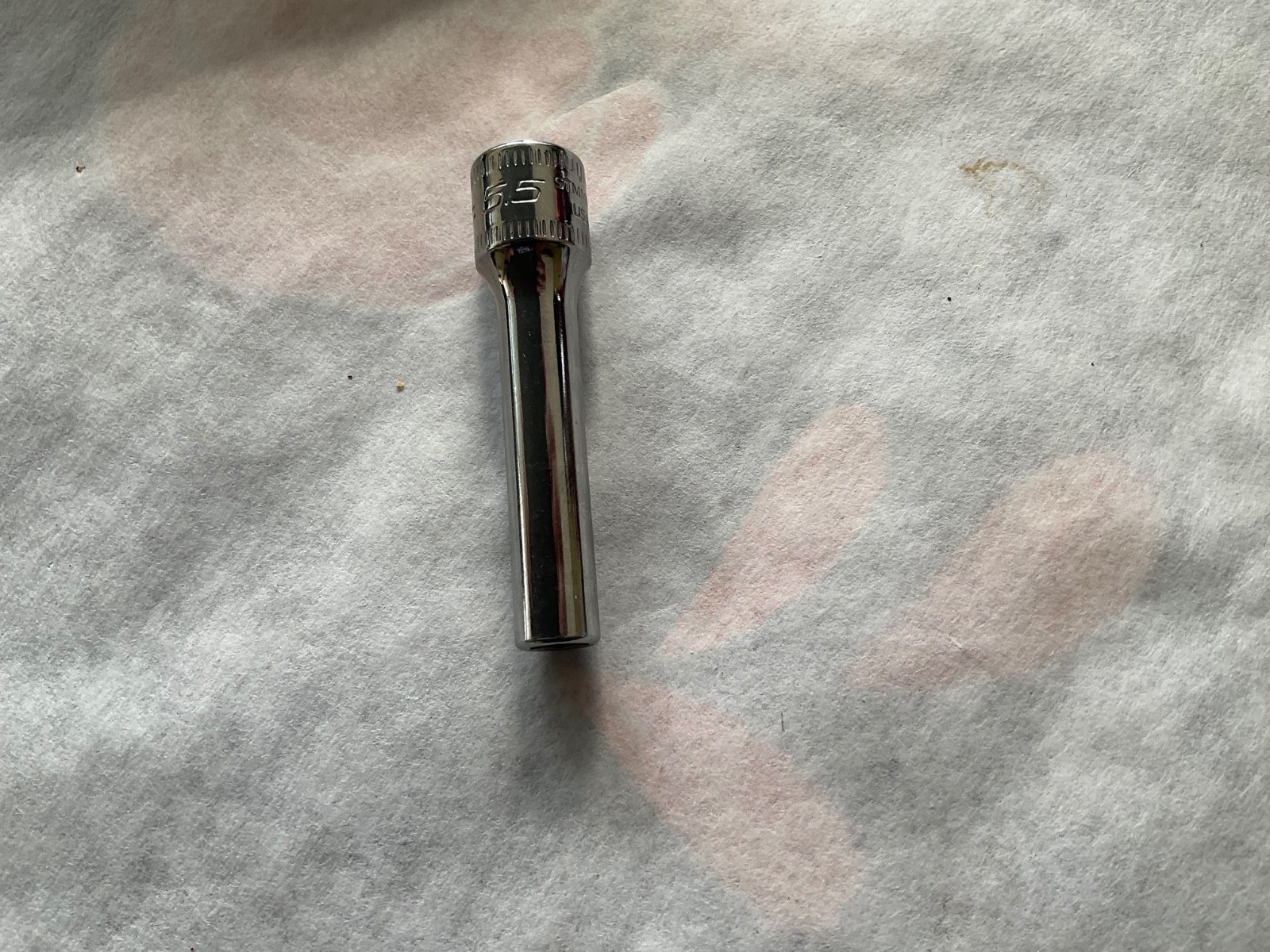 Snap on 5.5MM STMM5.5 1/4″ Drive 6 Point Deep Chrome Socket