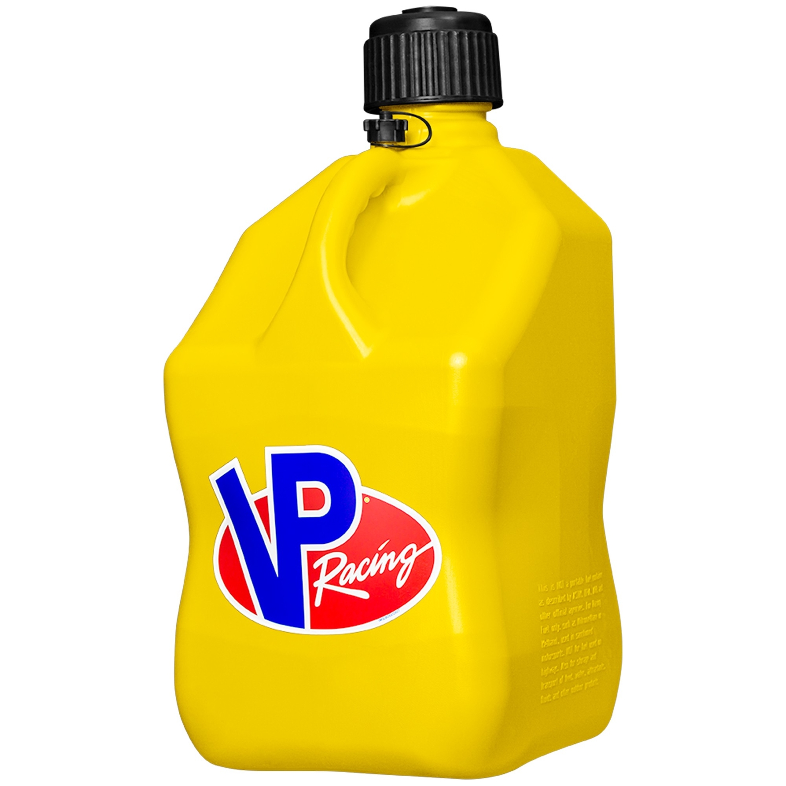 VP Racing Square Fuel Jug 5 Gallon Yellow