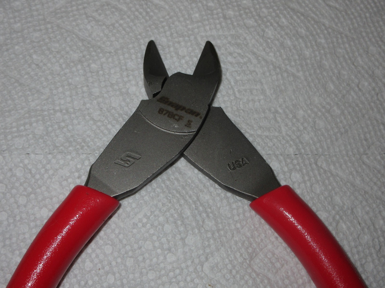 Snap On Tools 87BCF Soft Grip Vector Edge Diagonal Cutter Pliers 7.5″ NEW