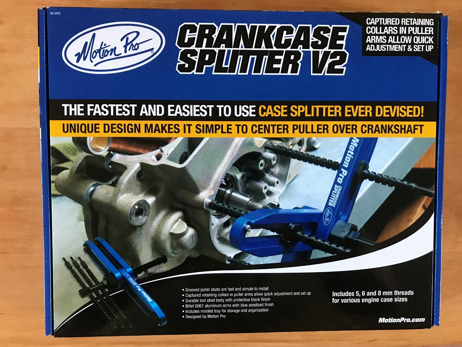 MOTION PRO CRANK CASE CRANKCASE SPLITTER V2 QUICK ACTION ENGINE SERVICE TOOL