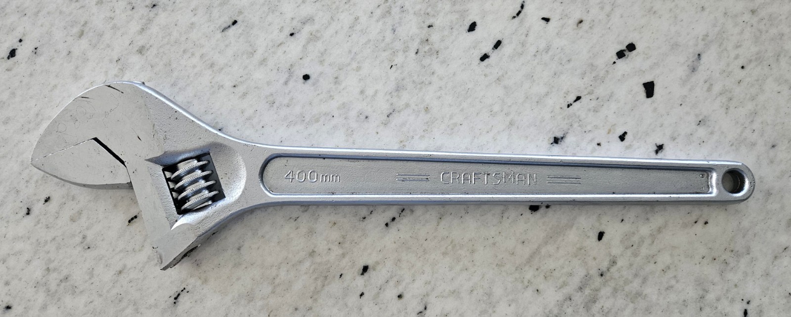 VTG CRAFTSMAN 16 INCH (400MM) NO. 44606 ADJUSTABLE WRENCH FORGED MADE IN USA