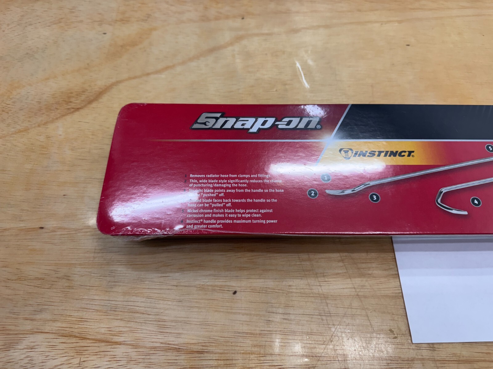 Snap-on Tools NEW 2pc RED Soft Grip Extra-Long Radiator Hose Pick Set SGAL102BR