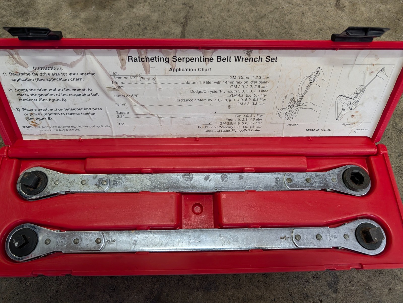 Matco Universal Serpentine Belt Wrench Kit SBK85