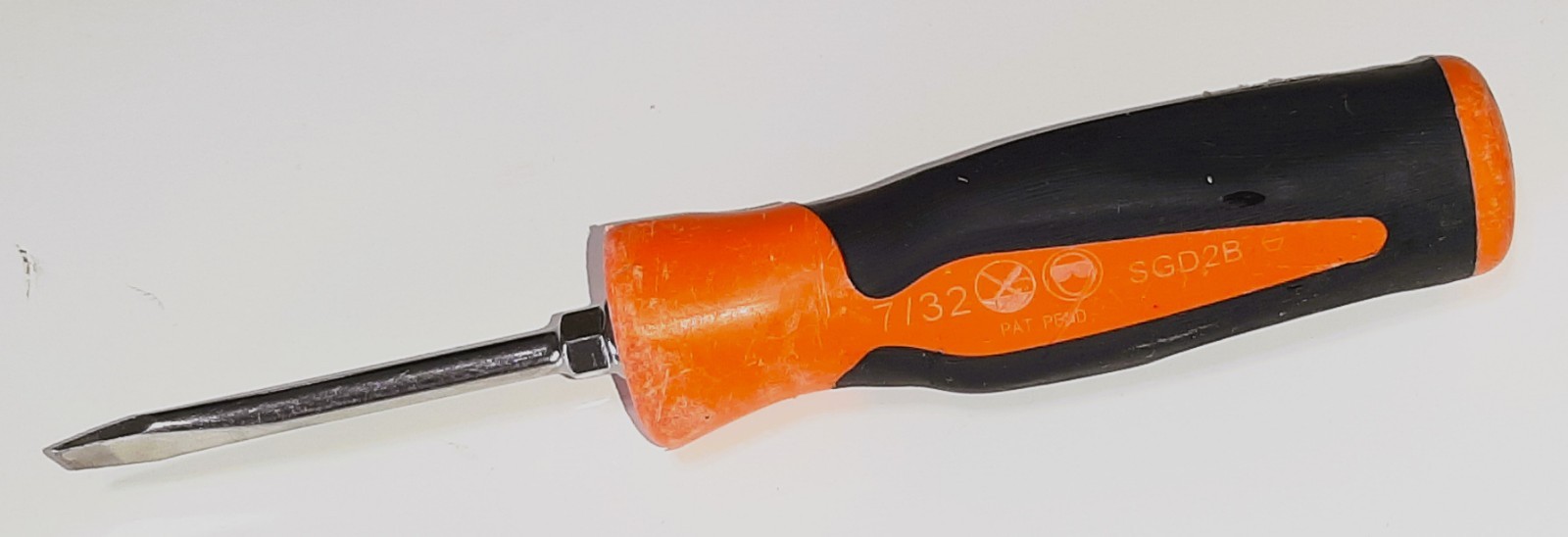 3 Snap-On Tools Instinct Orange Soft & Hard Grip Screwdriver Phillips & Flat Tip