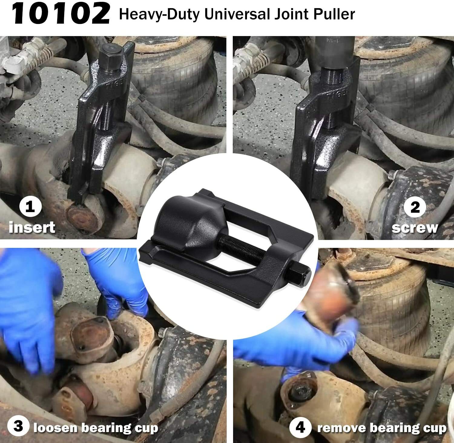 Heavy Duty Truck 10102 Universal U Joint Puller &5192 Bearing Cup Installer Tool