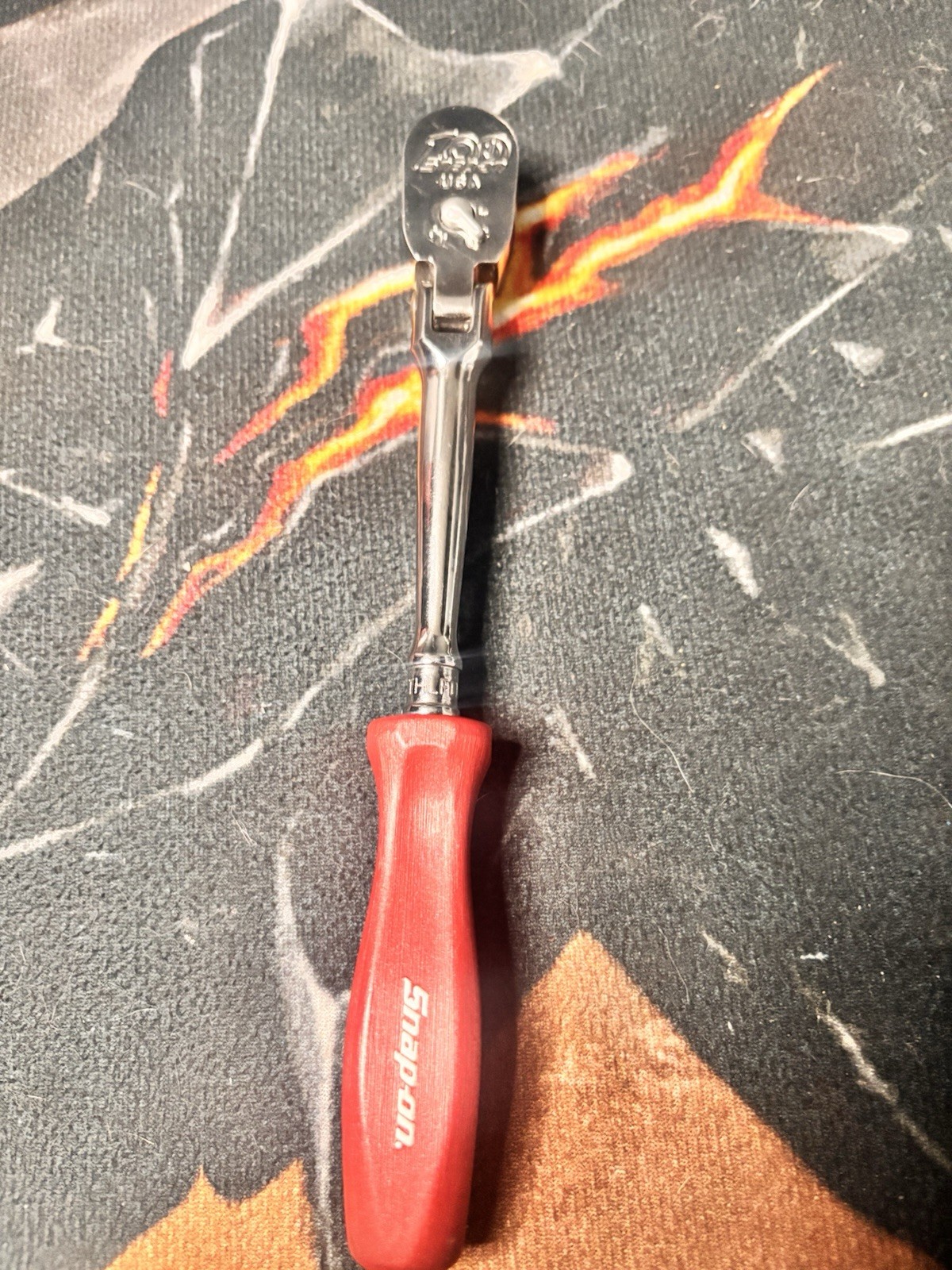 Snap On 100 year anniversary 1/4 Flex ratchet Pearl red