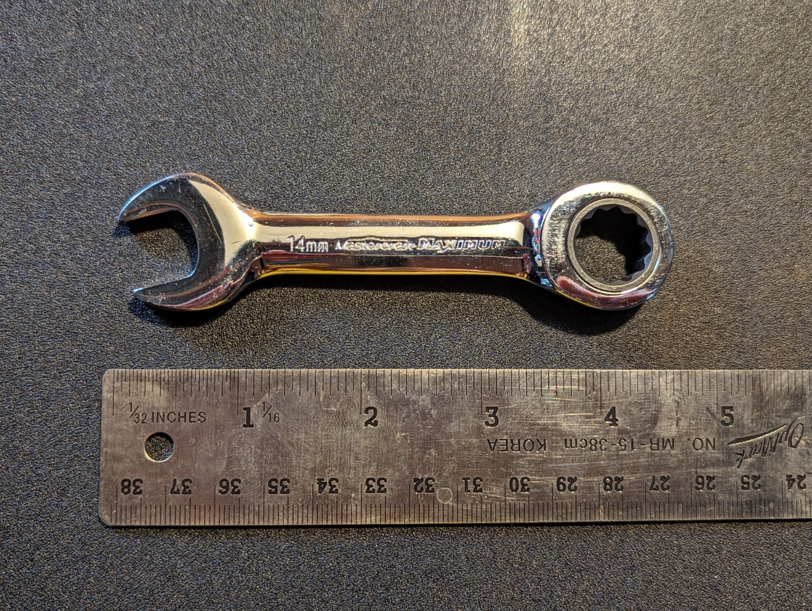 14mm Ratcheting Wrench Mastercraft Maximum – Short Handle