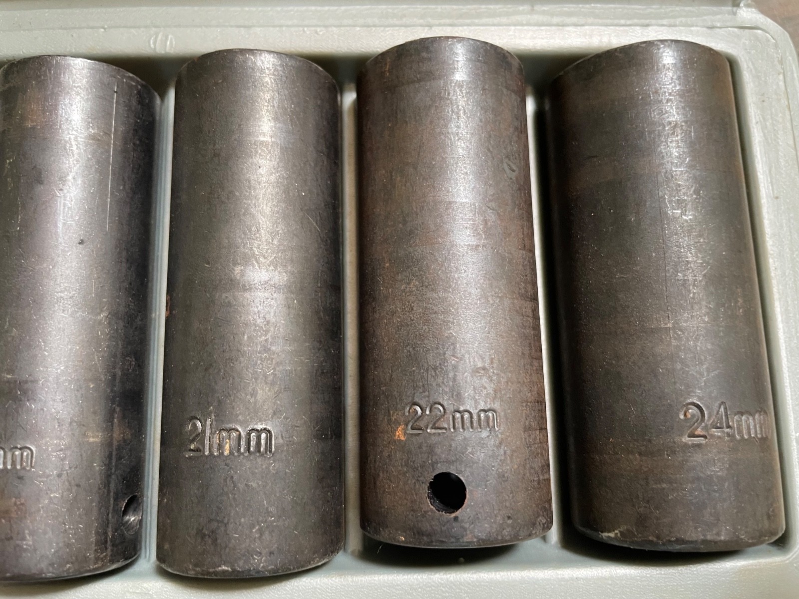 Metric Deep Impact Socket Set, 1/2″ drive, 11 piece, 10mm – 24mm