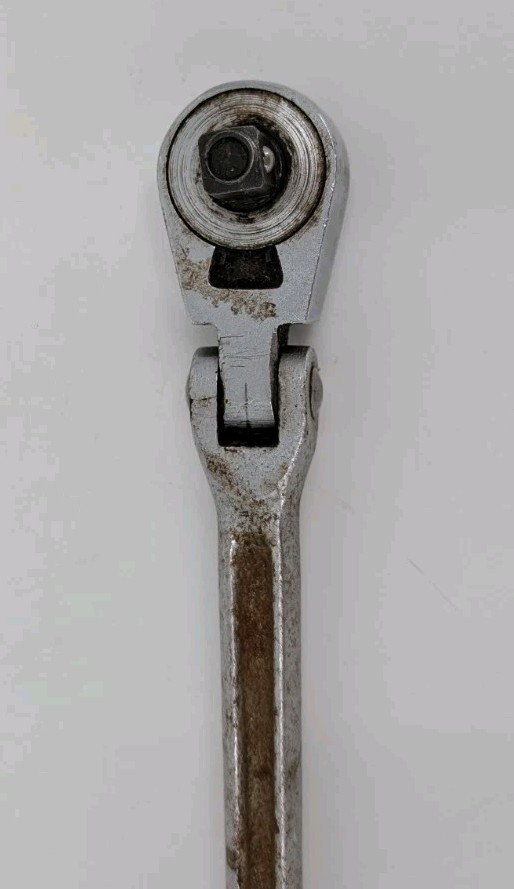 Vintage CRAFTSMAN 3/8 Inch Drive Flex Head Ratchet No. -V-42791 Forged In USA