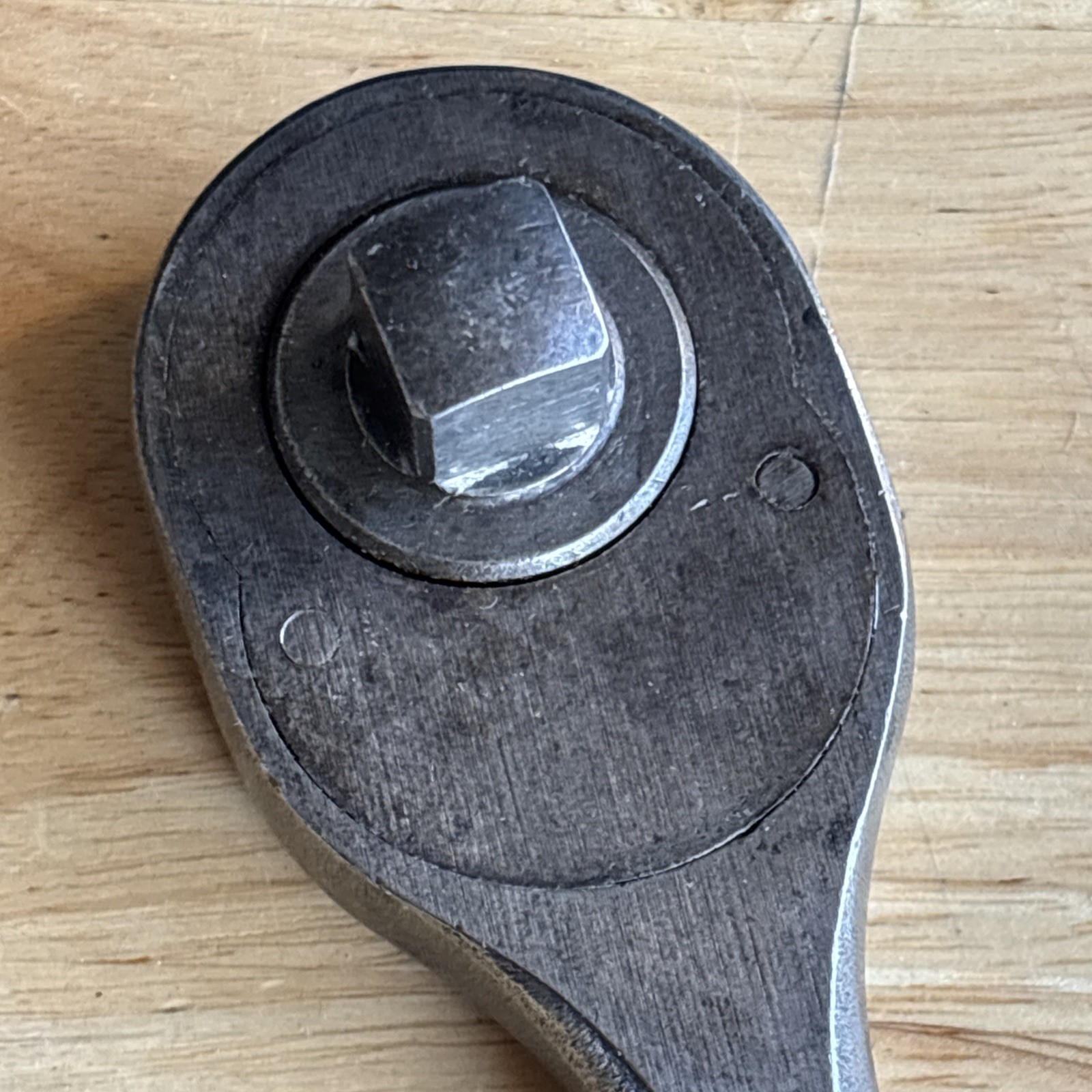 Plomb 10.25″ Ratchet 1/2″ Drive Pebble Handle 5449 Plvmb Plumb Vtg USA