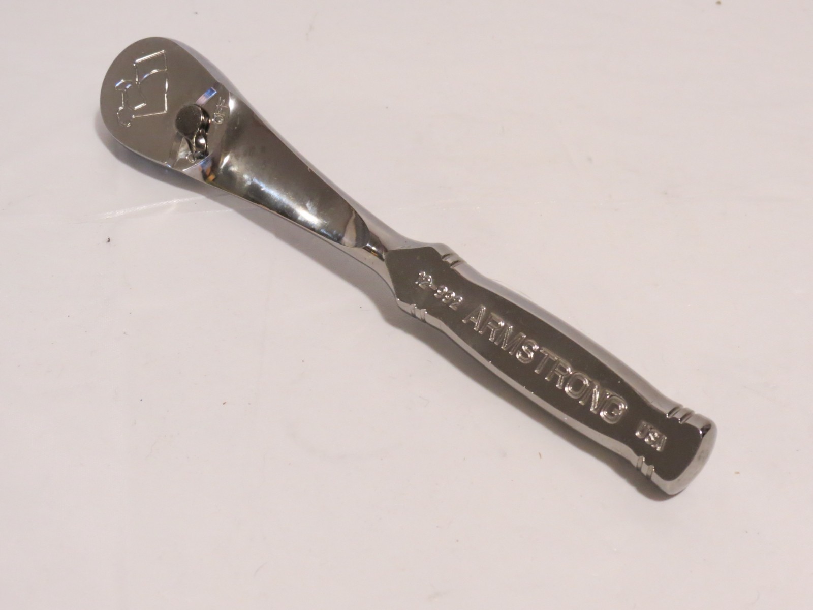 Armstrong Tools USA 12-992 1/2″ Drive Fully Polished Ratchet 10.25″ Long
