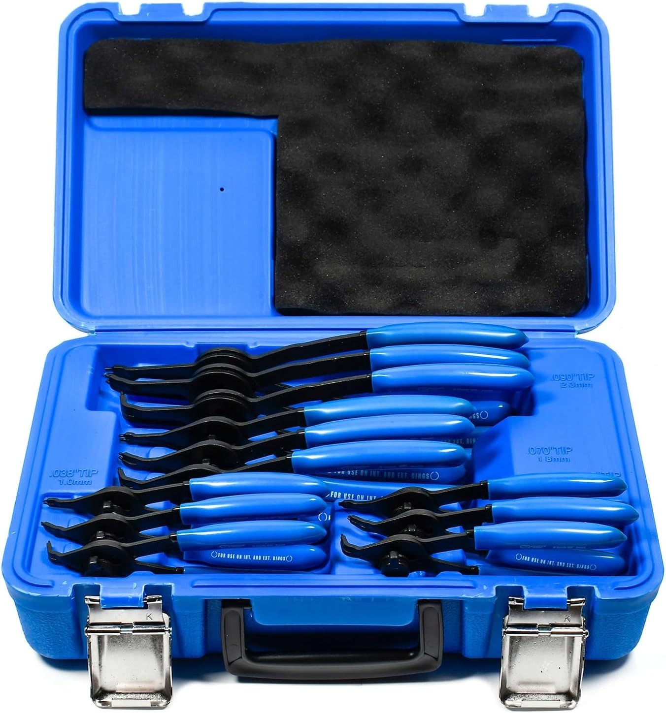 Snap Ring Pliers Set with Heat-Treated Steel for Long-Lasting Durability and Use