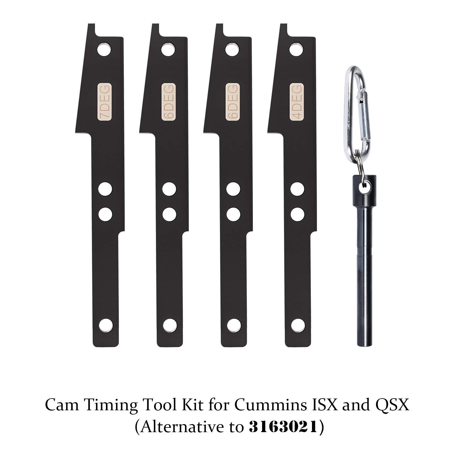 3163021 3163069 Cummins ISX QSX Cam Timing & Injector Cam Gear Puller Tool Kit