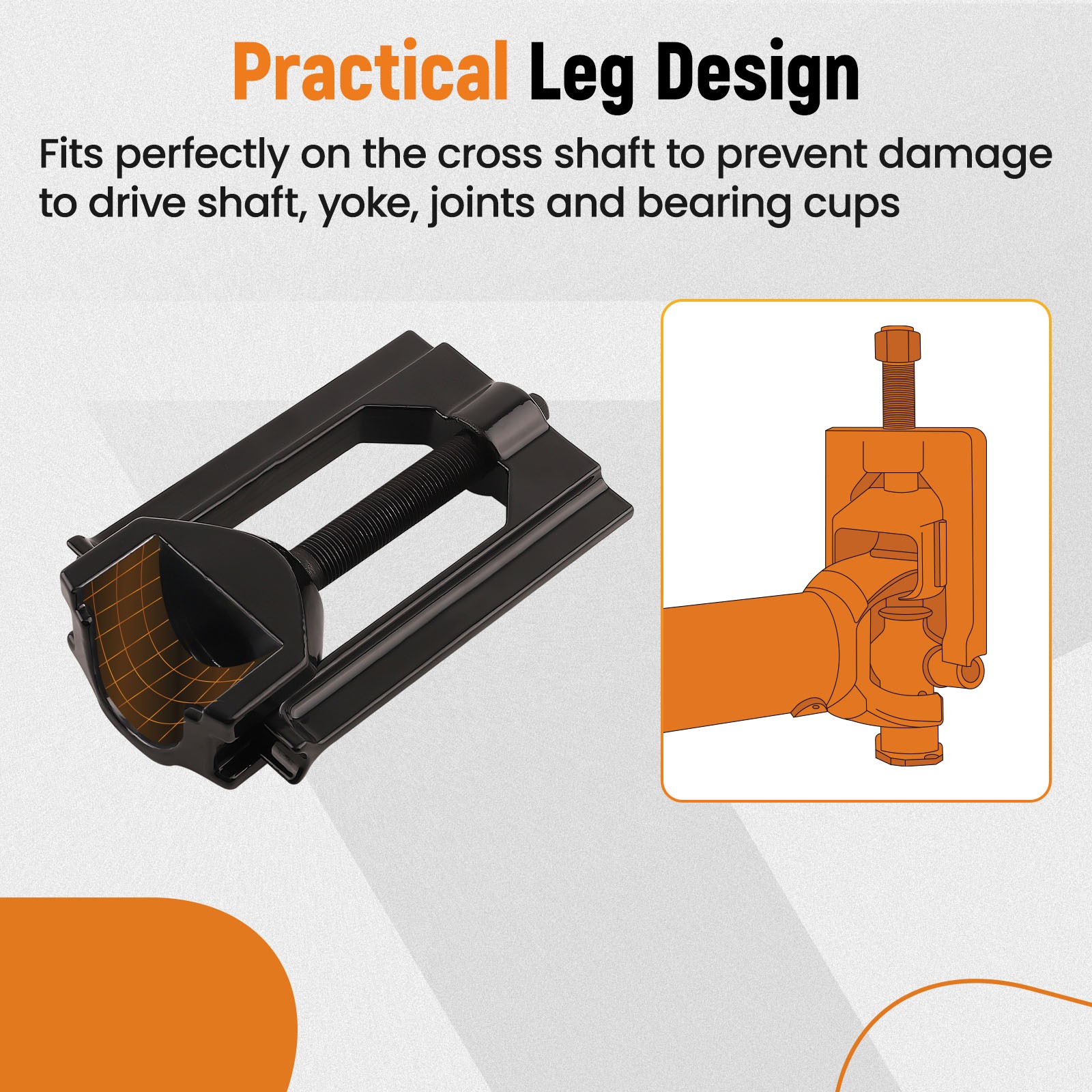 Universal Joint Puller Press Removal U-Joint Tool Class 1-3 For Ford 10105