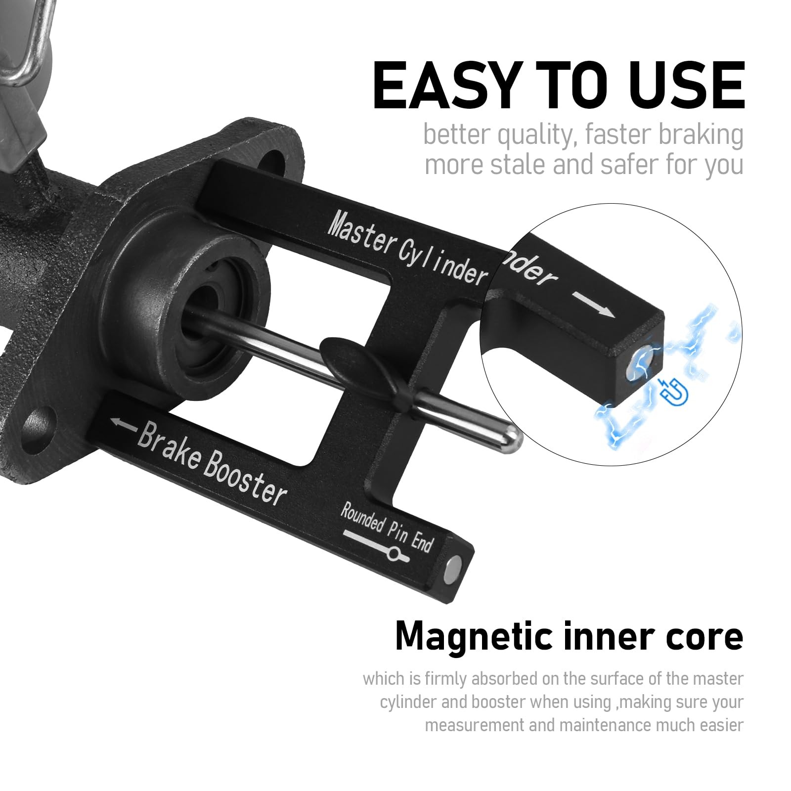 Brake Booster Adjustment Tool Brake Pedal Depressor Tool Brake Booster Push R…
