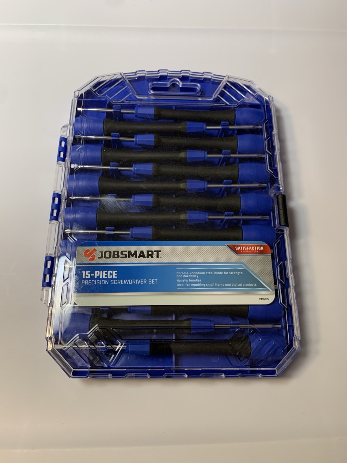 New JOBSMART 15 pc. Precision Screwdriver Set