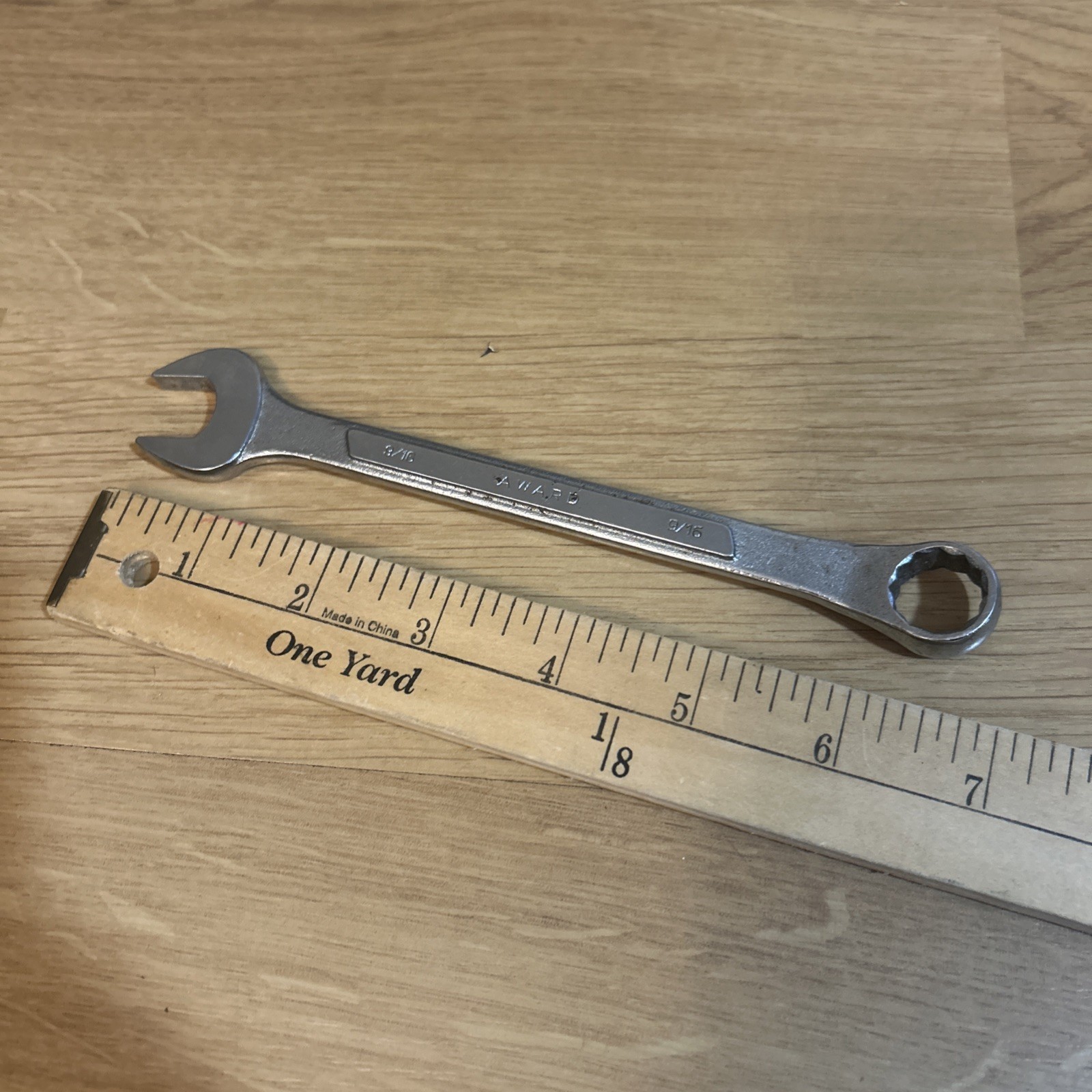 AWARD 9/16″ COMBINATION WRENCH open end x 12 POINT