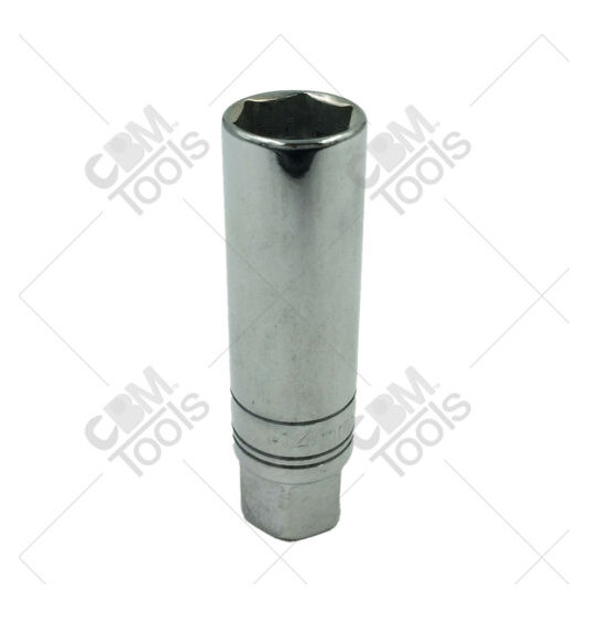 SK Hand Tools 4431 14mm 3/8″ Dr. 6pt Chrome Spark Plug Socket – USA MADE