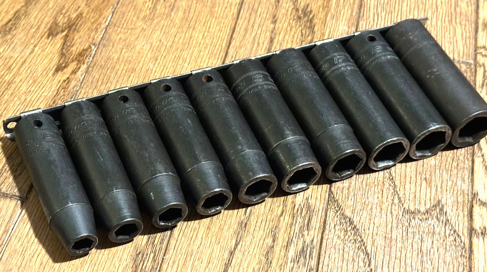 🇺🇸 Snap On Tools USA 10mm-19mm 1/2” DR Metric IMPACT Deep Socket Set Lot 6PT