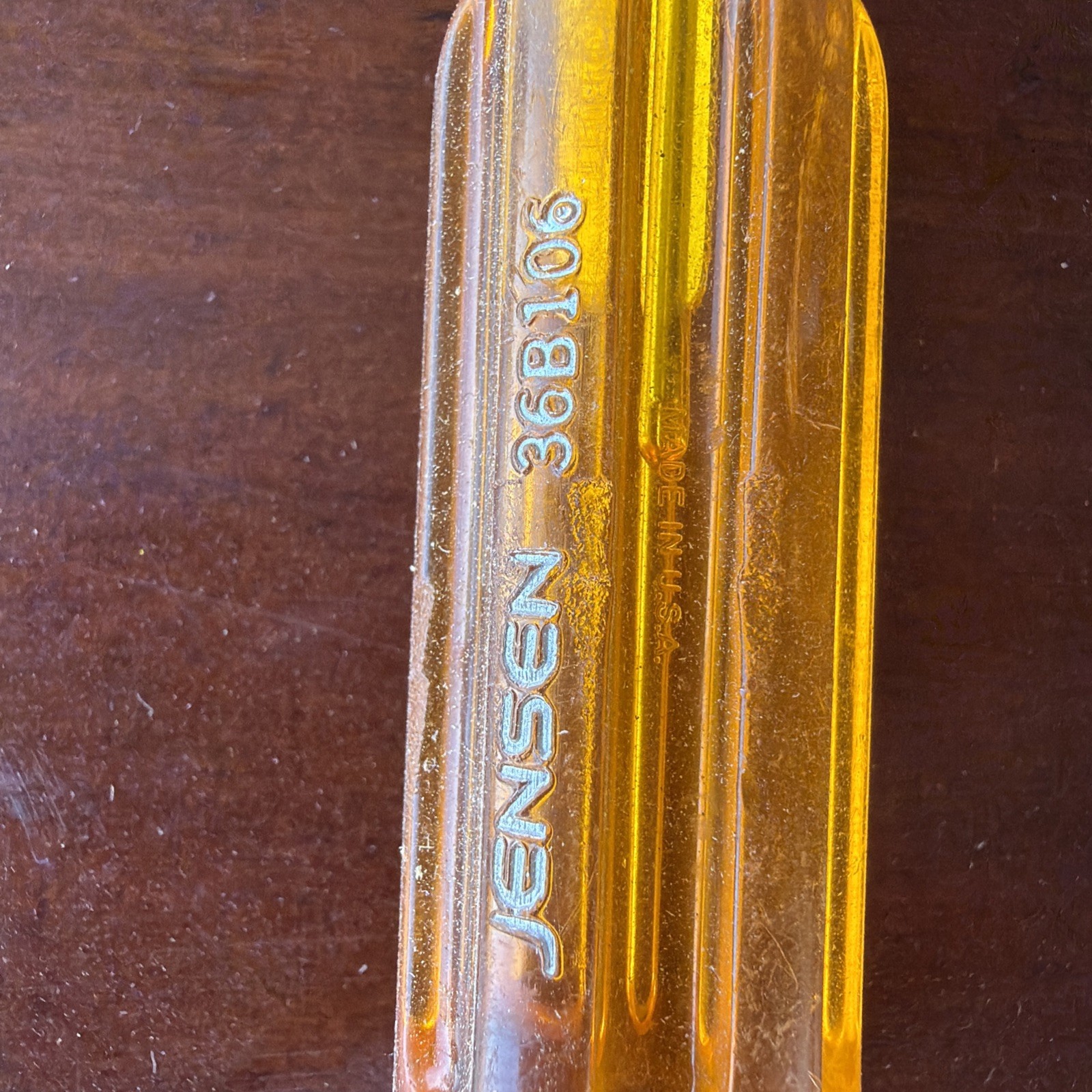 Jensen Tools Phillips Screwdrvier Orange Handle 13 1/2 inches 36B106 USA