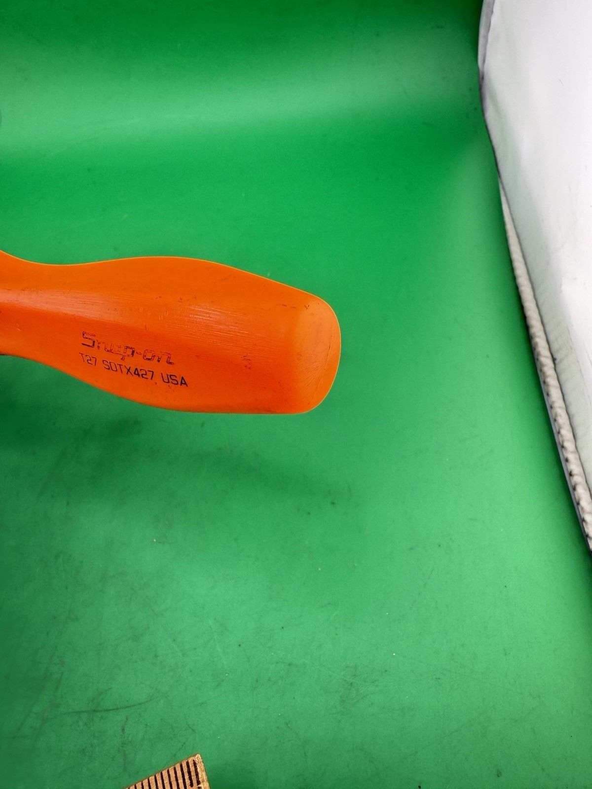 Snap On SDTX427 USA T27 TORX Hard Handle Orange Screwdriver SDTX427 Made In USA