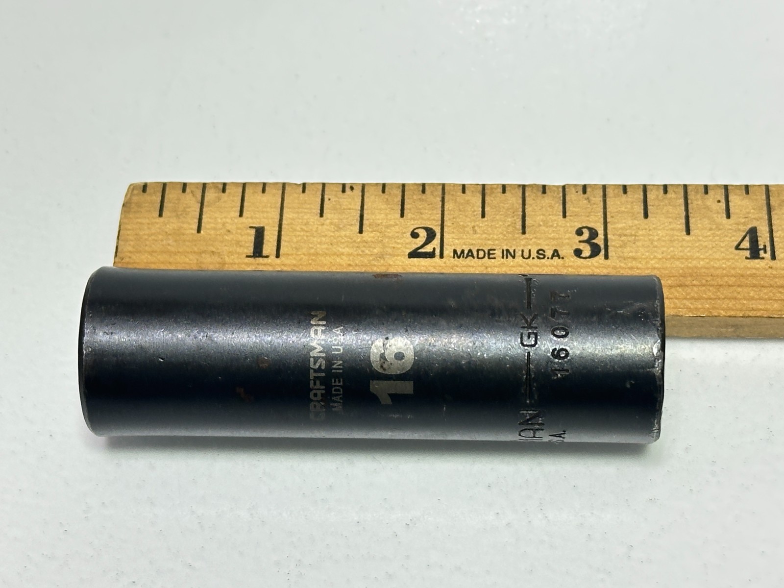 🇺🇸 Craftsman USA GK 16077 USA 16mm Deep Impact Socket, 1/2″ Drive, 6 Point