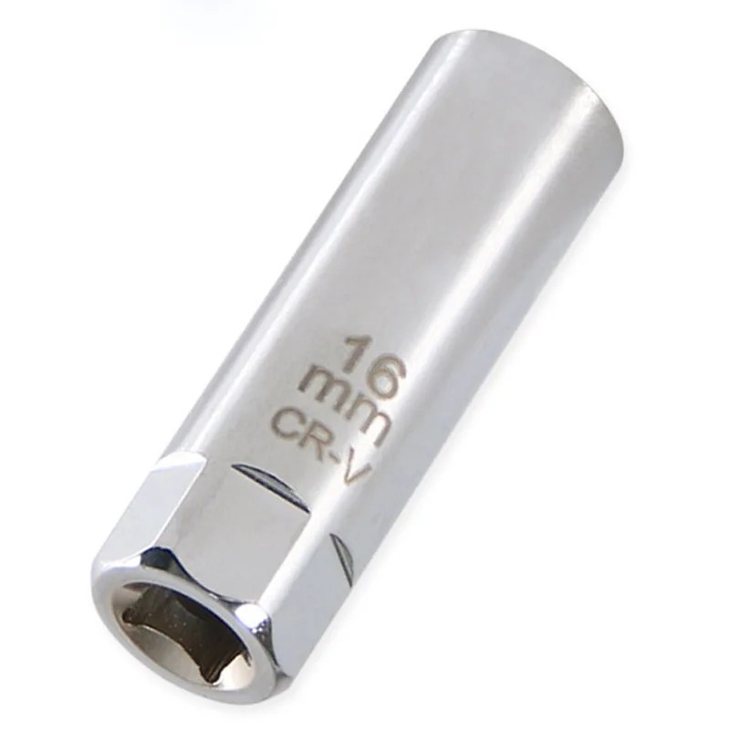 14mm 12 Point Thin walled Magnetic Spark Plug Socket 3/8″ Drive For BMW Nisan US